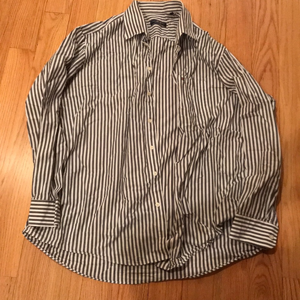 Collard long sleeve shirt